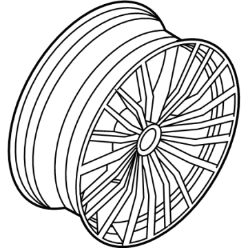 BMW 36-11-8-072-026 Disk Wheel, Light Alloy, In