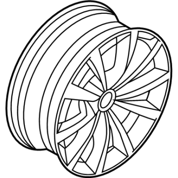 BMW 36-11-8-090-020 Disk Wheel, Light Alloy, In