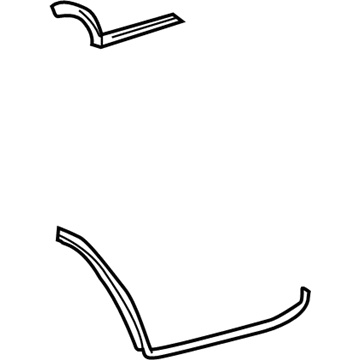 BMW 54-31-8-229-833 Window Guide, Rear