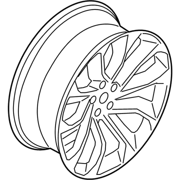 Ford LC5Z-1007-D Wheel, Alloy