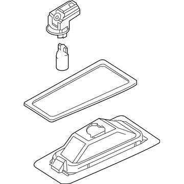 Toyota 81270-WB005 License Lamp