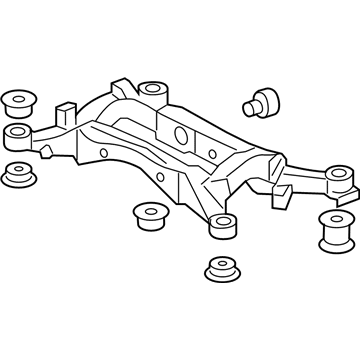 Acura 50300-SJA-A00 Sub-Frame Assembly, Rear