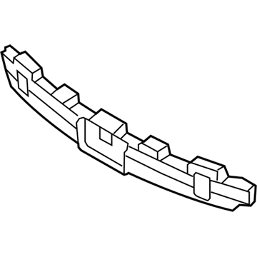 Hyundai 86620-2L310 Absorber-Rear Bumper Energy