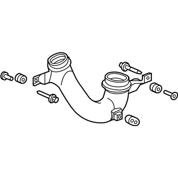 Honda 17245-RJE-A11 Tube Assembly A, Air Inlet