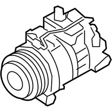 BMW 64-52-9-399-061 Air Conditioning Compressor With Magnetic Coupling