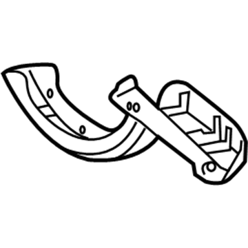 Lexus 64571-75010 Cover, Luggage Compartment Door Hinge, RH