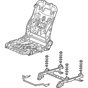 Acura 81126-TX6-A01 Frame, Right Front Seat