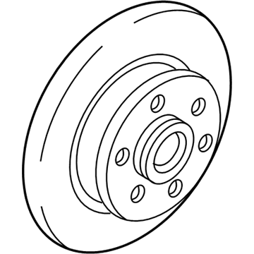 Mopar 52855005AB Front Brake Rotor