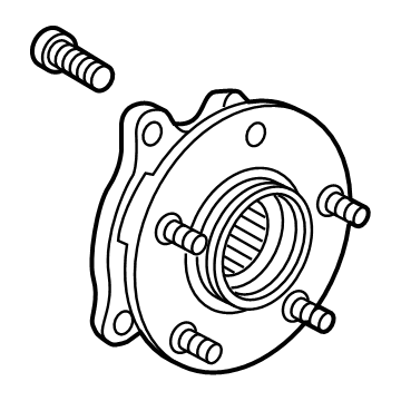 Toyota 43550-02090 Front Hub