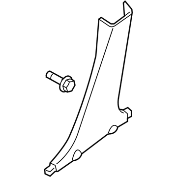 Nissan 76916-3SG0A Garnish-Center Pillar, Lower LH