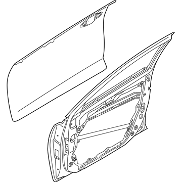 Kia 76003M7000 Panel Assembly-Front Doo