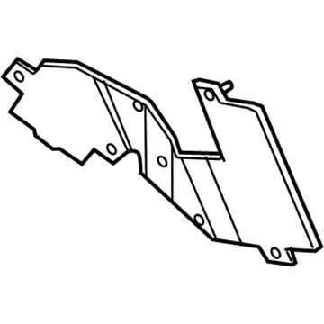 BMW 66-21-8-369-025 Bracket Control Unit Pdc