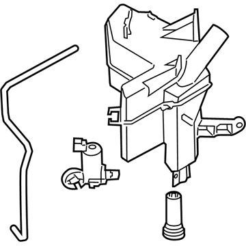 Nissan 28910-5AA0A Tank Assy-Windshield Washer