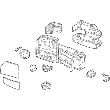 Ford HC3Z-17683-NA Mirror Assembly