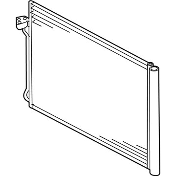 BMW 64-50-9-239-944 Condenser Air Conditioning With Drier