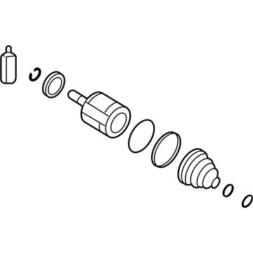 Hyundai 49605-3JA00 Joint Kit-Front Axle Differential Side RH