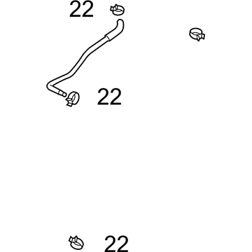 Nissan 21634-3HC3A Hose-Auto Transmission Oil Cooler