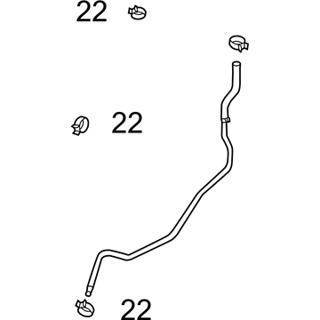 Nissan 21633-3HC3A Hose-Auto Transmission Oil Cooler