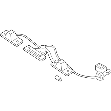 Hyundai 92501-2W030 Lamp Assembly-License Plate