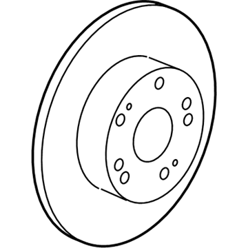 Honda 42510-T2F-A00 Disk, Rear Brake