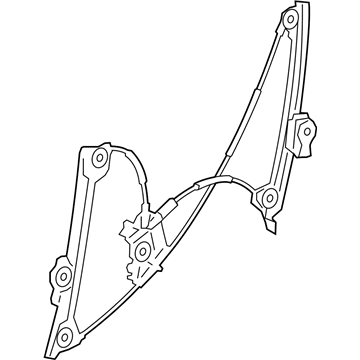 BMW 51-33-9-482-280 WINDOW LIFTER WITHOUT MOTOR