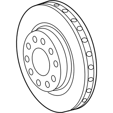 Mopar 68257206AA Front Brake Rotor