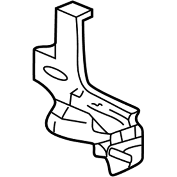 Honda 60411-S0X-A01ZZ Bulkhead, Right Front Side