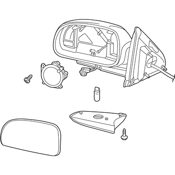 GM 15789791 Mirror Assembly