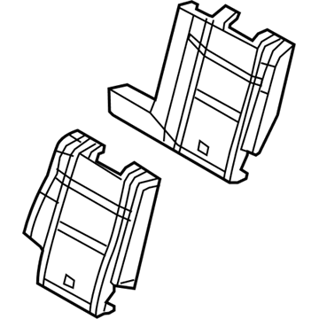 Mopar 68086218AA Foam-Seat Back