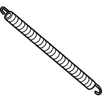 BMW 51-24-7-204-366 Tension Spring, Boot Lid/Tailgate
