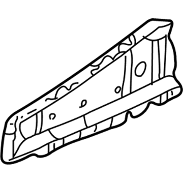 Honda 60613-S0X-A00ZZ Member, R. FR. Wheelhouse (Upper)