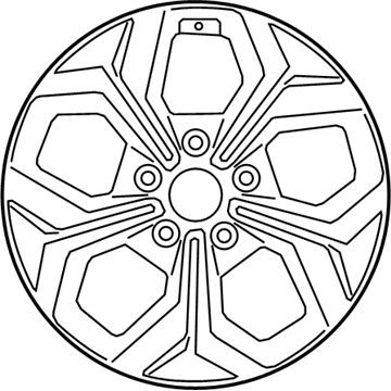 Kia 52910M7300 Wheel Assembly-Aluminium