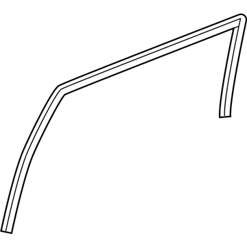 Mopar 5102343AC WEATHERSTRIP-Rear Door Glass Run