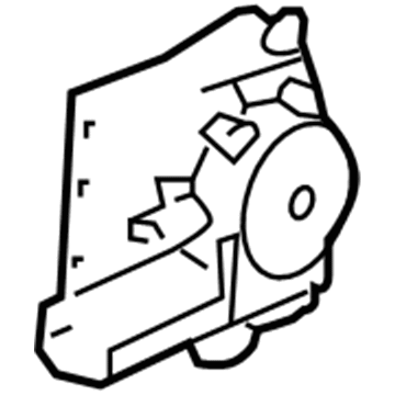 Mopar 5020791AA Rear Door Window Regulator