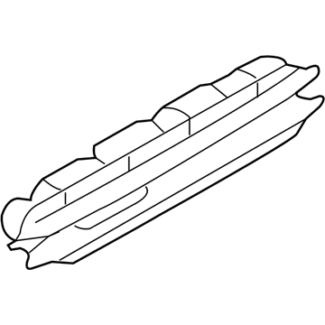 BMW 51-13-7-896-849 Grille, Side Panel, Front, Left