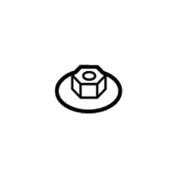 BMW 07-14-7-381-866 HEX NUT WITH PLATE