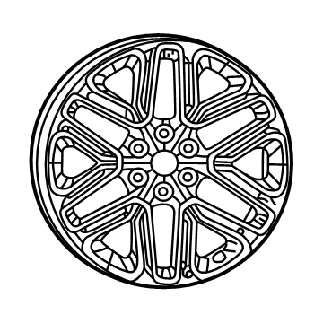 Mopar 4755585AA WHEEL-ALUMINUM