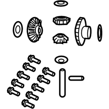 Mopar 68393984AA Gear Kit-Center Differential