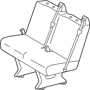 Mopar 5133134AA Seat-Rear