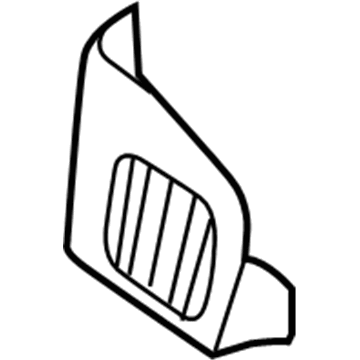BMW 51-41-8-240-461 Air Inlet Finisher, Left
