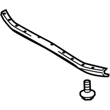 Lexus 53381-0E010 Seal, Hood To Radiator Support