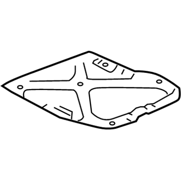 Lexus 53341-0E011 INSULATOR, Hood