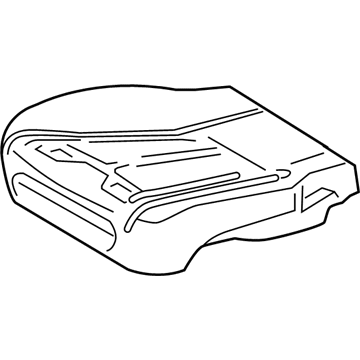 Lexus 71512-50260 Pad, Front Seat Cushion