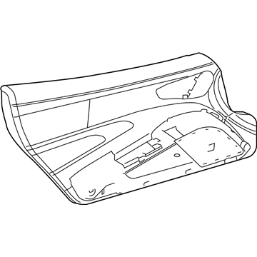 Mopar 5VL76LR9AA Panel-Front Door Trim