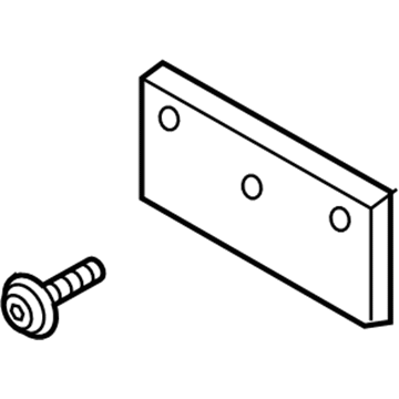 Hyundai 86910-D3000 Mounting Assembly-Licence Plate