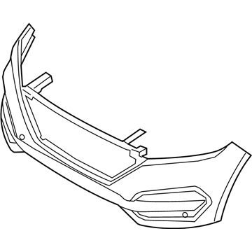 Hyundai 86511-D3000 Front Bumper Cover, Upper