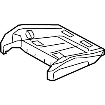 BMW 52-10-8-090-901 FOAM ELEMENT, COMFORT SEAT