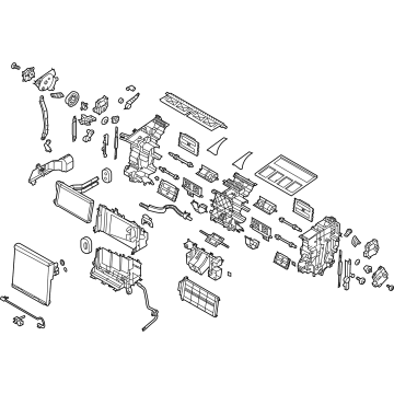 Hyundai 97205-L0000 Heater & Evaporator Assembly