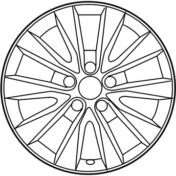 Toyota 4261A-06040 Wheel, Alloy