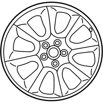 Mopar 5LD37RNLAA Wheel-Aluminum